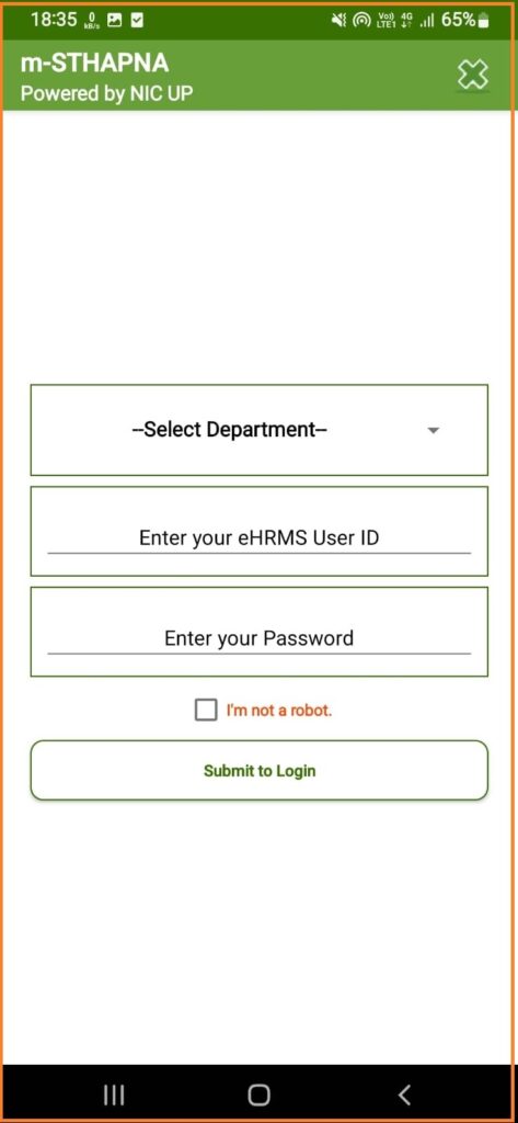 m-sthapna app login